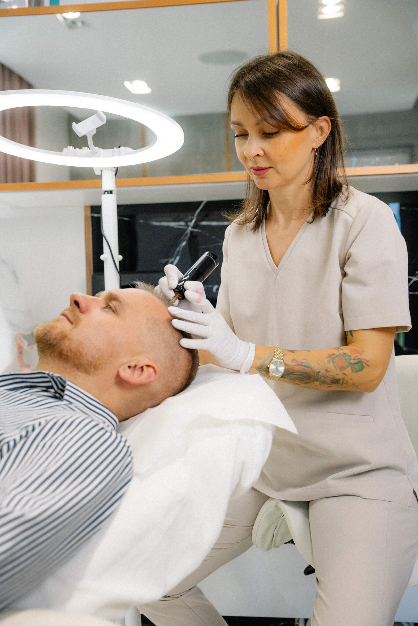 Mikropigmentacja skóry głowy